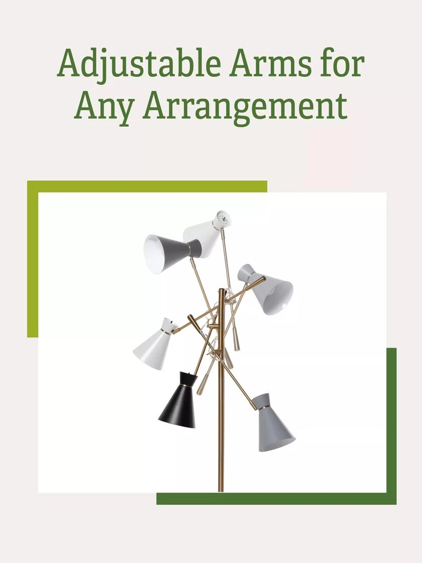 Adjustable 3-Arm Grow Lamp 5 Adjustable 3-Arm Grow Lamp - Image 5