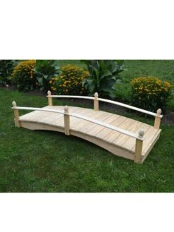 Acorn Garden Bridge Unfinished 4' X 8' -Outdoor Garden Supply Store 3 4 crop 8613403 01V