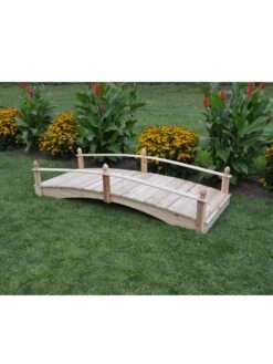 Acorn Garden Bridge Unfinished 3' X 6' -Outdoor Garden Supply Store 3 4 crop 8613404 01V 1