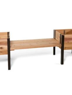 Cedar Bench Kit, Eco-Stained, 48" -Outdoor Garden Supply Store 3 4 crop 8613463 0004