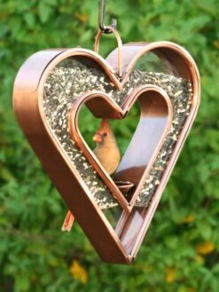 Heart Fly-Thru™ Bird Feeder -Outdoor Garden Supply Store 3 4 crop 8613534 04v