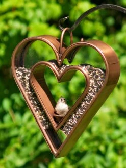 Heart Fly-Thru™ Bird Feeder -Outdoor Garden Supply Store 3 4 crop 8613534 06v
