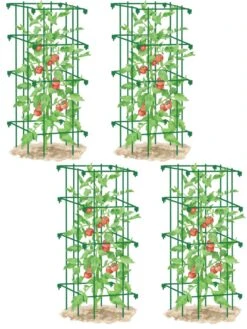 Tomato Cages, Set Of 4 11 Tomato Cages, Set Of 4 -Outdoor Garden Supply Store 8587040 GR 001E tif