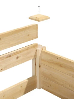 Tall 2-Tier Pine Raised Garden Bed, 4'x12' -Outdoor Garden Supply Store 8588181 04v