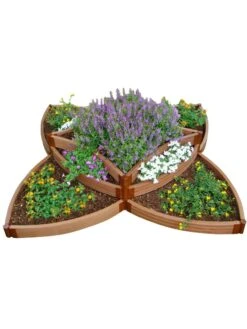 Classic Sienna Versailles Sunburst Raised Garden Bed With 2" Boards -Outdoor Garden Supply Store 8588252 07v