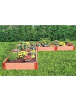 Classic Sienna Raised Garden Bed "L" Shaped With 2" Boards -Outdoor Garden Supply Store 8588255 05v