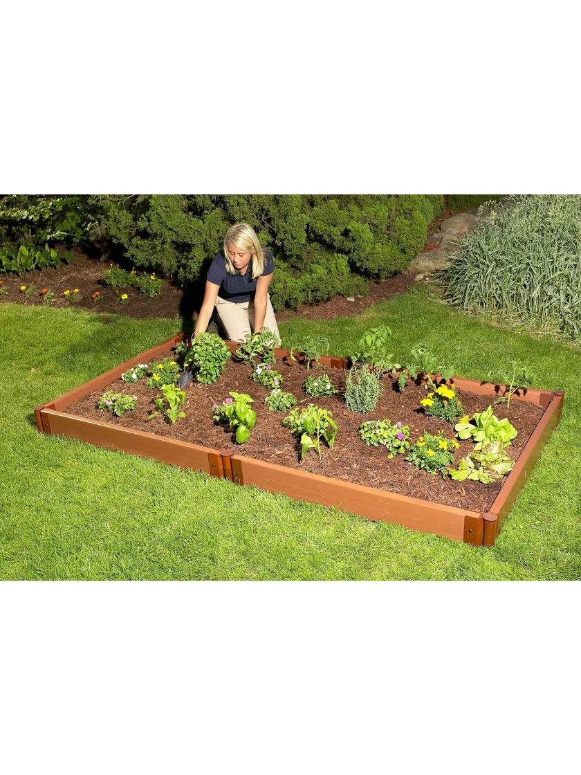Classic Sienna Composite Raised Bed, 5-1/2" High With 2" Boards 3 Classic Sienna Composite Raised Bed, 5-1/2" High With 2" Boards - Image 3