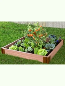 Classic Sienna Composite Raised Bed, 5-1/2" High With 2" Boards 10 Classic Sienna Composite Raised Bed, 5-1/2" High With 2" Boards -Outdoor Garden Supply Store 8588270 02v