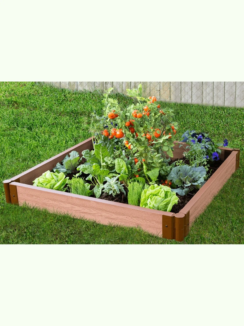 Classic Sienna Composite Raised Bed, 5-1/2" High With 2" Boards 4 Classic Sienna Composite Raised Bed, 5-1/2" High With 2" Boards - Image 4