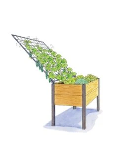 Space-Maker Pivoting Trellis, 4' -Outdoor Garden Supply Store 8590247 SMTrellis 4ft tif