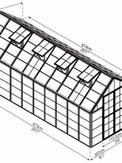 Canopia® By Palram Harmony™ Snap & Grow Greenhouse, 8' 38 Canopia® By Palram Harmony™ Snap & Grow Greenhouse, 8' -Outdoor Garden Supply Store 8591043 12V jpg
