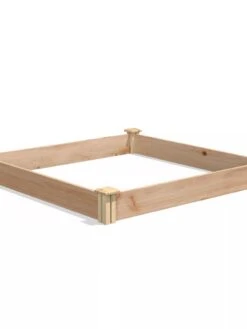 Cedar Raised Garden Bed, 4' X 4' X 6" -Outdoor Garden Supply Store 8591724 04V tif