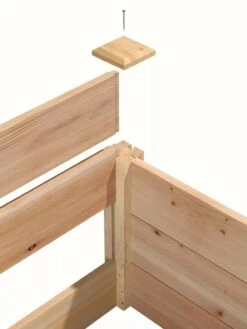 Cedar Raised Garden Bed, 4' X 4' X 6" -Outdoor Garden Supply Store 8591724 06V tif