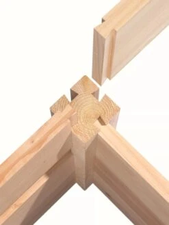 Cedar Raised Garden Bed, 4' X 4' X 6" -Outdoor Garden Supply Store 8591724 07V tif