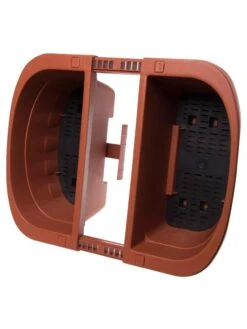 Self-Watering Saddle Railing Planter, 16" -Outdoor Garden Supply Store 8592175TC 2028z tif