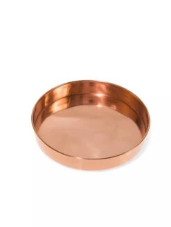 Small Round Copper Plant Tray, 10" -Outdoor Garden Supply Store 8593529 1175 tif