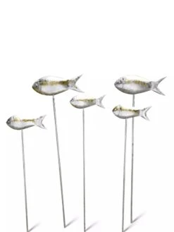 Fish Out Of Water Garden Stakes, Set Of 5 -Outdoor Garden Supply Store 8593672 0067 tif