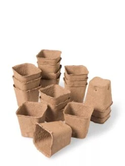 3-1/2” Square Biodegradable Pots, Set Of 18 5 3-1/2” Square Biodegradable Pots, Set Of 18 -Outdoor Garden Supply Store 8595967 9476 tif