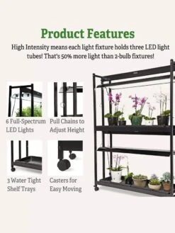 LED SunLite® High Intensity 2-Tier Garden -Outdoor Garden Supply Store 8596023 4
