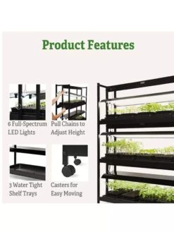LED SunLite® High Intensity 3-Tier Garden -Outdoor Garden Supply Store 8596024 4