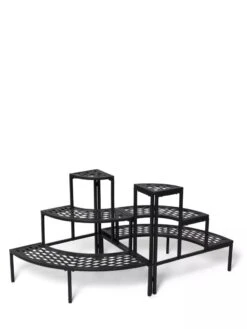 Quarter-Round Lattice Plant Stand -Outdoor Garden Supply Store 8596372 6792 tif