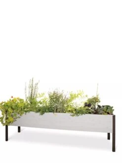 Eco-Stained Elevated Planter Box, 2'x8' -Outdoor Garden Supply Store 8596760 102 tif