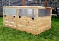 Garden In A Box Cedar Raised Bed With Greenhouse, 3' X 6' -Outdoor Garden Supply Store 8597082 05V tif
