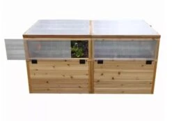 Garden In A Box Cedar Raised Bed With Greenhouse, 3' X 6' -Outdoor Garden Supply Store 8597082 06V tif