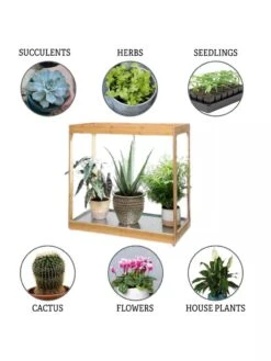 Medium Bamboo LED Grow Light Garden 21 Medium Bamboo LED Grow Light Garden -Outdoor Garden Supply Store 8597883 3