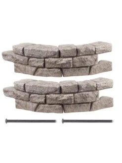 Rock Lock Interlocking Garden System, Curved Sets -Outdoor Garden Supply Store 8598737 01V 3 4