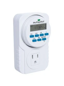 Digital Programmable 7 Day Timer Single Outlet -Outdoor Garden Supply Store 8598884 02v