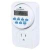 Digital Programmable 7 Day Timer Single Outlet
