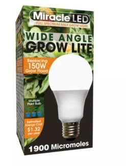 Miracle LED Corded 4-Socket Grow Light Kit With Bulbs, Full Spectrum And Red -Outdoor Garden Supply Store 8599032 02V tif