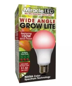 Miracle LED Corded 4-Socket Grow Light Kit With Bulbs, Full Spectrum And Red -Outdoor Garden Supply Store 8599032 03V tif