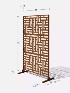 Veradek 3-Panel Privacy Screen Set, Blocks -Outdoor Garden Supply Store 8599185 11V tif