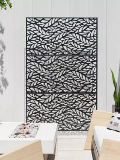 Veradek 3-Panel Privacy Screen Set, Flowleaf -Outdoor Garden Supply Store 8599187 09V tif