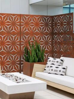 Veradek 3-Panel Privacy Screen Set, Star -Outdoor Garden Supply Store 8599205 06V tif