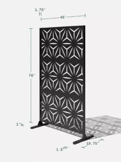 Veradek 3-Panel Privacy Screen Set, Star -Outdoor Garden Supply Store 8599205 11V tif