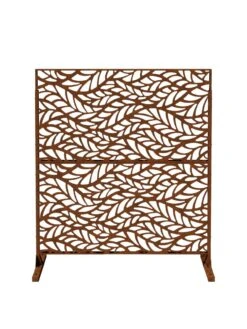 Veradek 2-Panel Privacy Screen Set, Flowleaf -Outdoor Garden Supply Store 8599212 13V tif