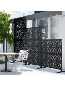 Veradek 2-Panel Privacy Screen Set, Star -Outdoor Garden Supply Store 8599214 08v