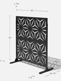 Veradek 2-Panel Privacy Screen Set, Star -Outdoor Garden Supply Store 8599214 11v