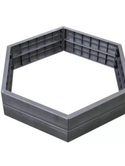 Exaco Hexagonal Raised Garden Bed Planter 6 Exaco Hexagonal Raised Garden Bed Planter -Outdoor Garden Supply Store 8599285 04V tif