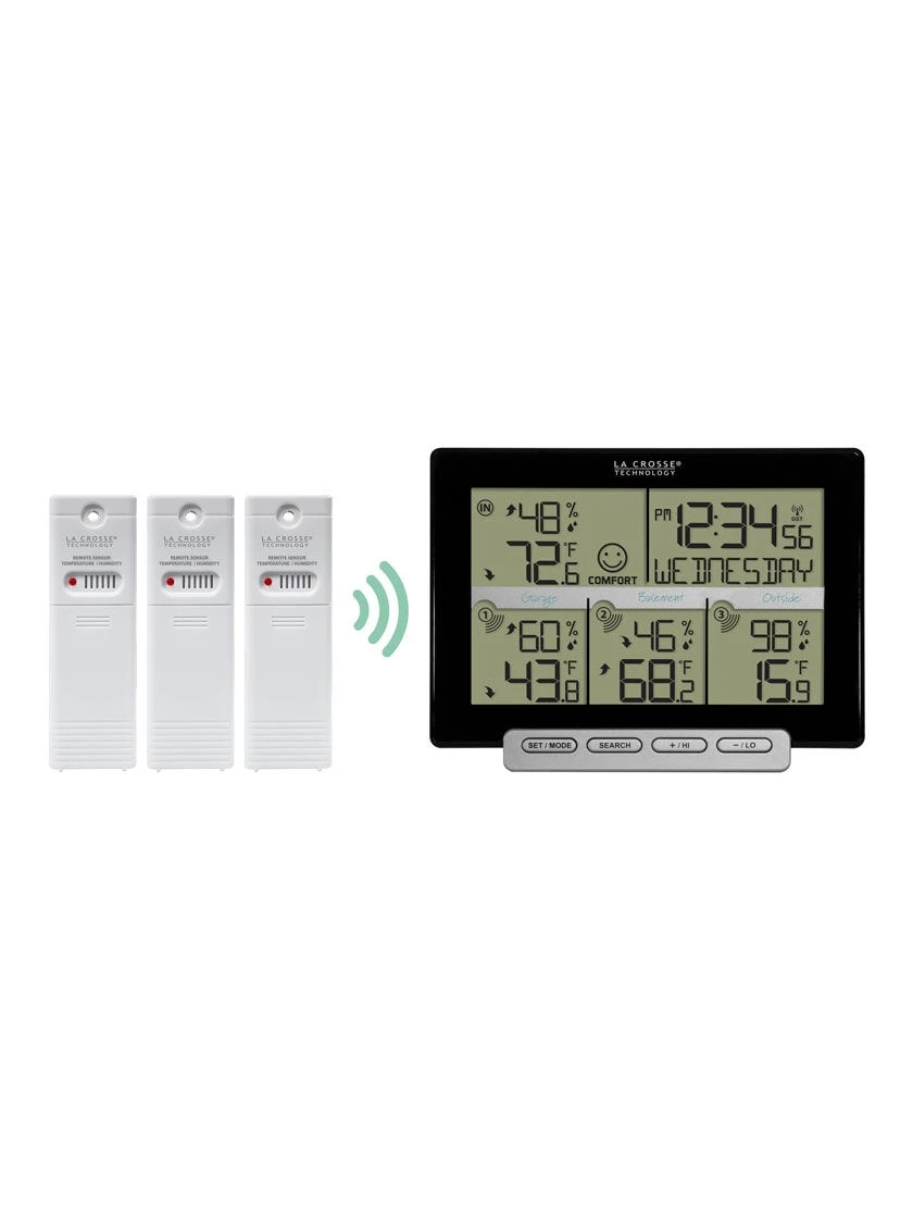 La Crosse 308-1412-3TX-INT Wireless Weather Station With 3 Sensors 2 La Crosse 308-1412-3TX-INT Wireless Weather Station With 3 Sensors - Image 2