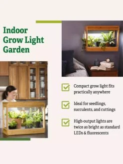 Bamboo Mini LED Grow Light Garden -Outdoor Garden Supply Store 8599624 04