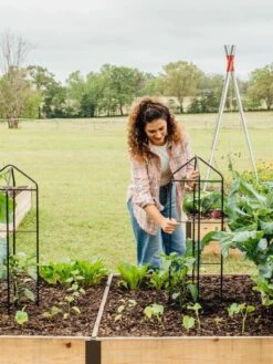 Zenith Folding Garden Supports, Set Of 2 -Outdoor Garden Supply Store 8600073 324 tif