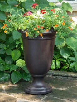 Ellington Self-Watering Urn Planter, 24" -Outdoor Garden Supply Store 8600110 02V tif