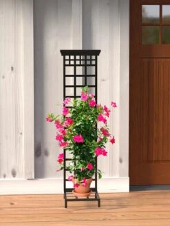 Mission-Style Planter Stand With Trellis 5 Mission-Style Planter Stand With Trellis -Outdoor Garden Supply Store 8600111 01V tif