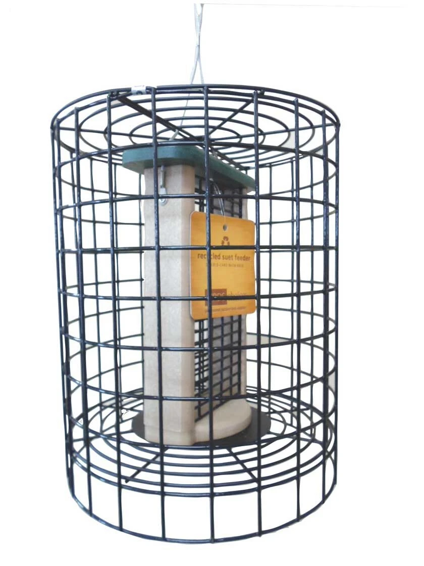 Birds Choice Double Cake Suet Feeder With Cage 1 Birds Choice Double Cake Suet Feeder With Cage