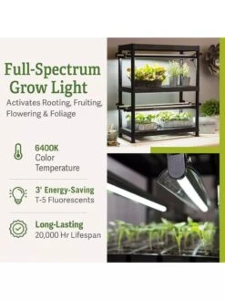 Stack-n-Grow Lights - 2-Tier System 13 Stack-n-Grow Lights - 2-Tier System -Outdoor Garden Supply Store 8608905 2