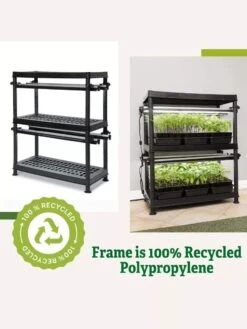 Stack-n-Grow Lights - 2-Tier System 14 Stack-n-Grow Lights - 2-Tier System -Outdoor Garden Supply Store 8608905 3